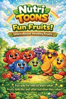 Nutri-Toons: Fun Fruit Facts for Kids: A Bright & Educational Guide to Healthy Eating B0GQBT1FWG Book Cover