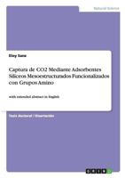 Captura de CO2 Mediante Adsorbentes Sil�ceos Mesoestructurados Funcionalizados con Grupos Amino: with extended abstract in English 3656455686 Book Cover