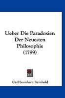 Uber Die Paradoxien Der Neuesten Philosophie 3743605139 Book Cover