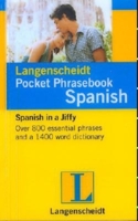 Langenscheidt Pocket Phrasebook Spanish: With Travel Dictionary and Grammar (Langenscheidt Pocket Phrasebook) (Langenscheidt Pocket Phrasebook) 1585735108 Book Cover