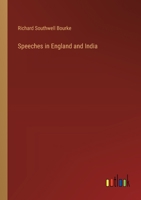 Speeches in England and India 0548298823 Book Cover