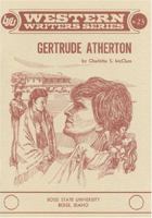 Gertrude Atherton (Boise State University Western Writers Series ; No. 23) 0884300226 Book Cover