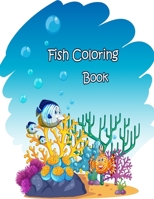 Fish Coloring Book: Fish coloring for children under 12 years old B08PXBCVQD Book Cover