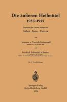 Die Ausseren Heilmittel 1950-1955 3662373165 Book Cover