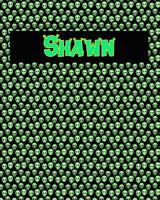 120 Page Handwriting Practice Book with Green Alien Cover Shawn: Primary Grades Handwriting Book 1097510514 Book Cover