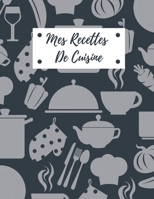 Mes Recettes: Cahier de cuisine � remplir 52 recettes avec notes et photos, meilleur cadeau pour les passionn�s de la cuisine. Format version large (18 cm x 25 cm). 1654088668 Book Cover