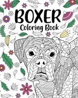 Boxer Dog Coloring Book 1034395378 Book Cover