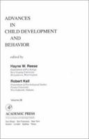 Advances in Child Development and Behavior, Volume 28 0120097281 Book Cover