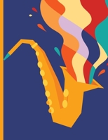 Music Festival : Assortment of Musical Instruments: 8.5 x 11 College Ruled Notebook 1658122801 Book Cover