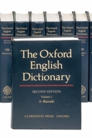 Oxford English Dictionary (20 Volume Set On Cd Rom, Incl Book) 0198611862 Book Cover