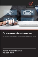 Opracowanie slownika (Polish Edition) 6209474950 Book Cover