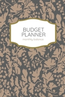 Budget planner:monthly budget planner workbook/6x9 inch/100 pages/flower cover 1673123864 Book Cover