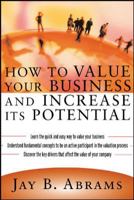 How to Value Your Business and Increase Its Potential 0071395202 Book Cover