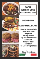 Rapid Weight Loss Ketogenic Diet: Cookbook. 28 Days Keto Meal Plan. How to Successfully Deal with Your Negative Eating Habits Try the 84 Delicious Low B08GBB16TG Book Cover