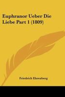 Euphranor Ueber Die Liebe Part 1 (1809) 1167249534 Book Cover