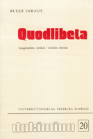 Quodlibeta 3402124807 Book Cover