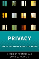 Privacy: What Everyone Needs To Know 0190612258 Book Cover