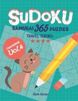 Sudoku Samurai 365 Puzzles Challenge Vol. 4 : Travel Sudoku 1718106130 Book Cover