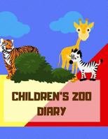 Children's Zoo Diary: Ages 4-8 Childhood Learning, Preschool Activity Book 100 Pages Size 8.5x11 Inch 1728609615 Book Cover