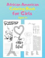 African American Coloring Book for Girls 1081012579 Book Cover
