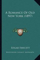 New York. A novel 0548626766 Book Cover