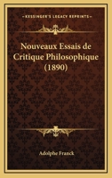 Nouveaux Essais de Critique Philosophique 1147851328 Book Cover