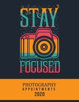Photography Appointments 2020: 8.5 X 11 hourly appointment book for photographer 1654739847 Book Cover