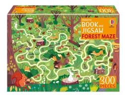 Usborne Book and Jigsaw Forest Maze 180370506X Book Cover