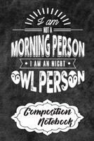 Composition Notebook: 110 Blank Lined Papers - 6x9 Personalized Customized Owl Composition Notebook Journal Gift For Owl Lovers 1676212469 Book Cover