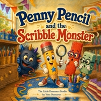 Penny Pencil and the Scribble Monster: A Funny Back-to-School Adventure About Practice, Kindness, and Learning to Draw (THE BACKPACK CLUB) B0HDRFT71T Book Cover