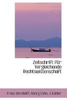 Zeitschrift f�r Vergleichende Rechtswissenschaft 1103122436 Book Cover