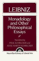 Monadology and Other Philosophical Essays 0672604264 Book Cover