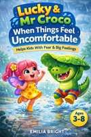 Lucky & Mr Croco - When Things Feel Uncomfortable: Bedtime Stories About Fear, Change & Learning to Adapt for kids 3-8 (Lucky & Mr Croco — Big Feelings Adventures Series) B0GT4PZ7BR Book Cover