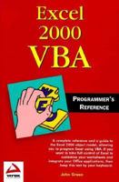 Excel 2000 VBA Programmer's Reference 1861002548 Book Cover