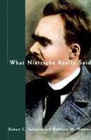What Nietzsche Really Said 0805210946 Book Cover