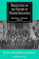 Perspectives on the History of Higher Education: Volume 26, 2007 1412805171 Book Cover