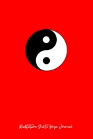 Journal: Dot Grid Journal - Big Yin Yang Black White Cool Easy Halloween Gift - Red Dotted Diary, Planner, Gratitude, Writing, Travel, Goal, Bullet Notebook 1705981704 Book Cover