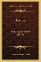 Poetics: An Essay on Poetry 1016546491 Book Cover