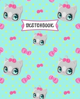 Sketchbook: Kawaii Cat Sketch Book for Kids | Practice Drawing and Doodling | Sketching Book for Toddlers & Tweens 1671617088 Book Cover