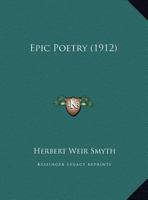 Epic Poetry 116947716X Book Cover