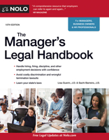 The Manager's Legal Handbook 1413319858 Book Cover