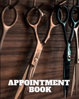 Appointment Book: 100 pages -- For Contractor, Salons, Spas, Hair Stylist, Beauty and Others -- Personal & Professionnal -- Daily -- Date, Hour, Service -- Time Management -- Great Gift 1677801239 Book Cover