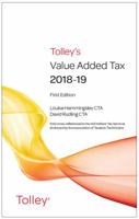 Tolley's Value Added Tax 2018-19 0754555070 Book Cover