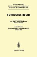 Romisches Recht 3642648754 Book Cover