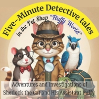 Five-Minute Detective Tales: Adventures and Investigations of Sherlock the Cat and His Assistant Puffy in the Pet Shop “Fluffy World” B0FKBN5FP5 Book Cover