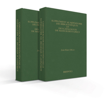 Supplement Au Repertoire Des Bibliotheques Et Des Catalogues de Manuscrits Grecs 2503577202 Book Cover
