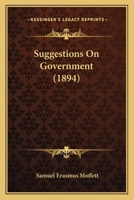 Suggestions On Government 1437073166 Book Cover