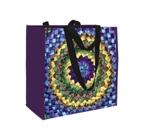 Pinecone Quilt Eco Tote: Reusable Grocery and Shopping Bag, Lightweight Folding Gift Tote Bag 1644036185 Book Cover
