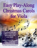 Easy Play-Along Christmas Carols for Viola B0CKLS8LRJ Book Cover