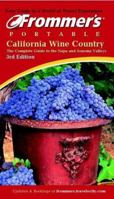 Frommer's Portable California Wine Country 0471787396 Book Cover